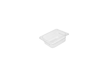 Food Pan Polycarb Clear 1/6 x 100mm 6/Pkt