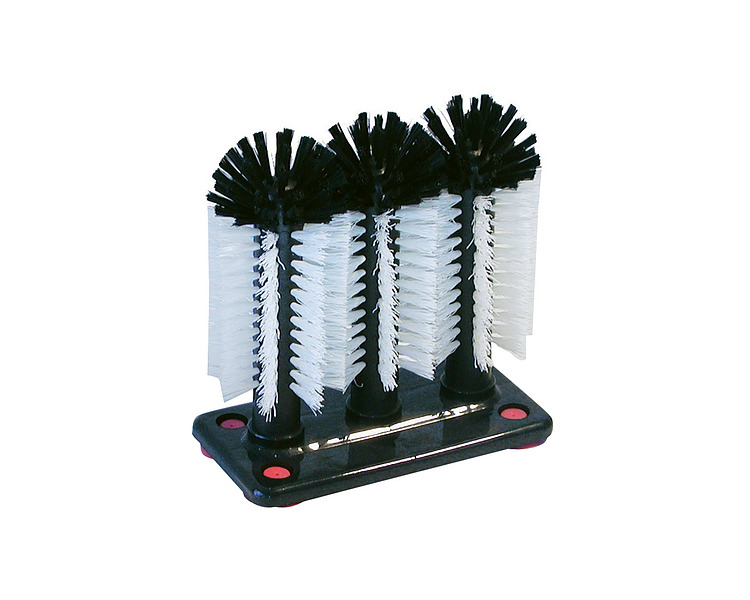 Triple Glass Washing Brush