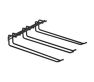 Black Triple Row Glass Hanger 270 x 220mm