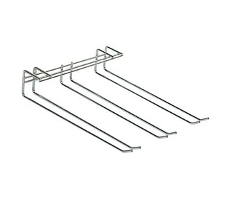 Chrome Triple Row Glass Hanger 270 x 220mm