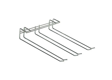 Chrome Triple Row Glass Hanger 270 x 220mm