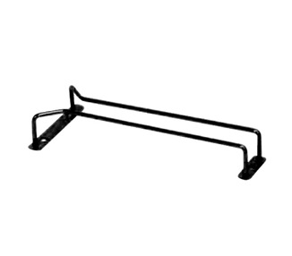 Black Single Row Glass Hanger 250mm