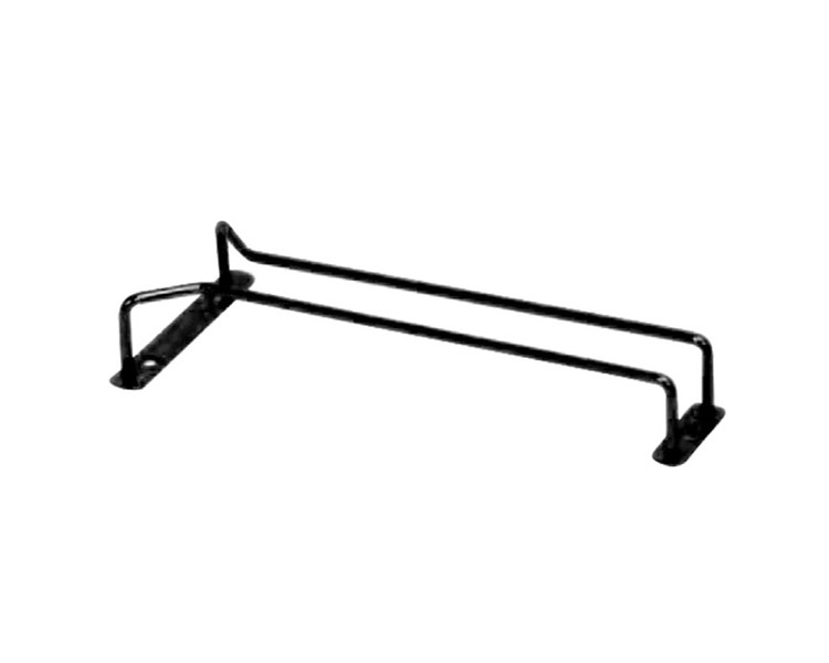 Black Single Row Glass Hanger 250mm