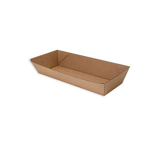 Hot Dog Tray Kraft 230 x 95 + 40mm 300/Ctn