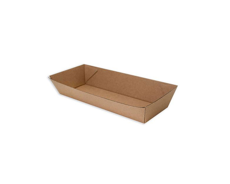 Hot Dog Tray Kraft 230 x 95 + 40mm 300/Ctn