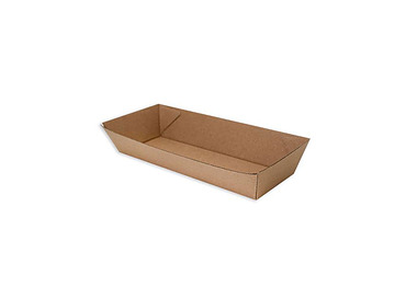 Hot Dog Tray Kraft 230 x 95 + 40mm 300/Ctn