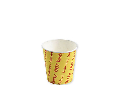 Chip Cup Tasty Hot Delicious Print Large 500/Ctn