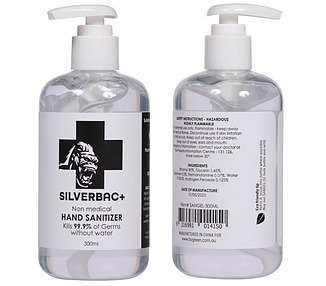 Silverbac Antibacterial Hand Sanitiser Gel 300ml