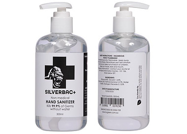 Silverbac Antibacterial Hand Sanitiser Gel 300ml