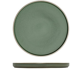 Luzerne Mod Round Stackable Plate Smokey Basil 270mm 3/Pkt