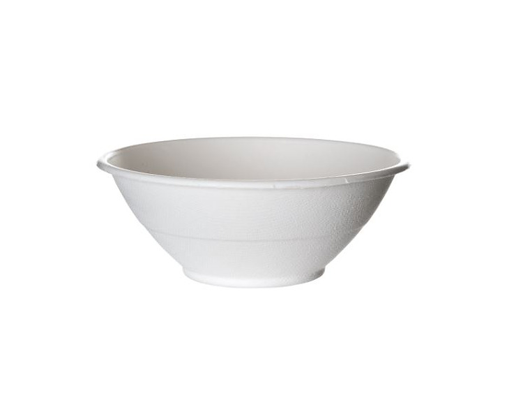 Sugarcane Noodle Bowl 40oz 1180ml White 400/Ctn