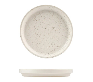 Luzerne Dune Stackable Round Plate Shell 160mm 6/Pkt