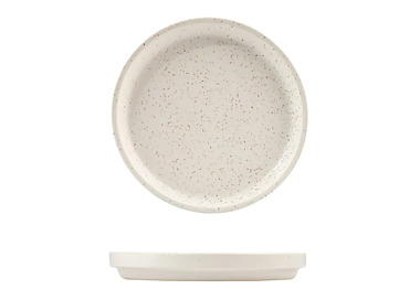 Luzerne Dune Stackable Round Plate Shell 160mm 6/Pkt