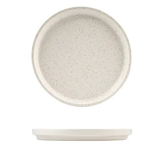 Luzerne Dune Stackable Round Plate Shell 200mm 6/Pkt