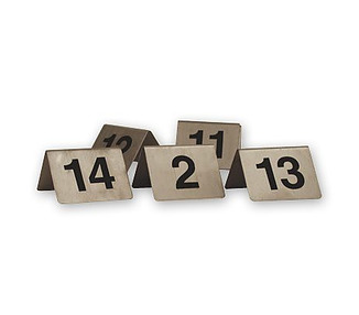 Table Number Set A Frame Stainless Steel 31-40