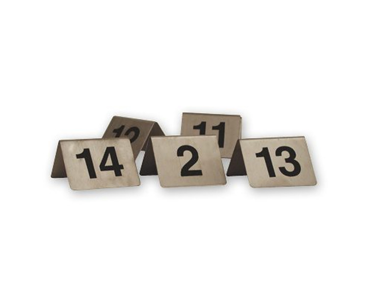 Table Number Set A Frame Stainless Steel 31-40