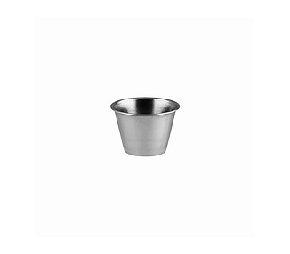 Stainless Steel Sauce Cup 60ml 57 x 27mm 24/Pkt