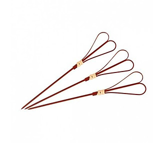 Bamboo Skewer Heart Red 12cm 10 x 100/Pkt