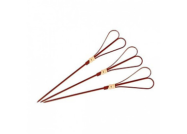 Bamboo Skewer Heart Red 12cm 10 x 100/Pkt