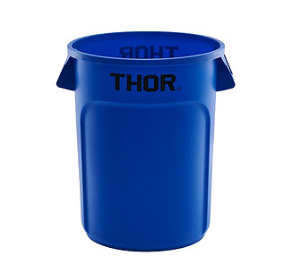 Bin Thor Round Blue 166Ltr