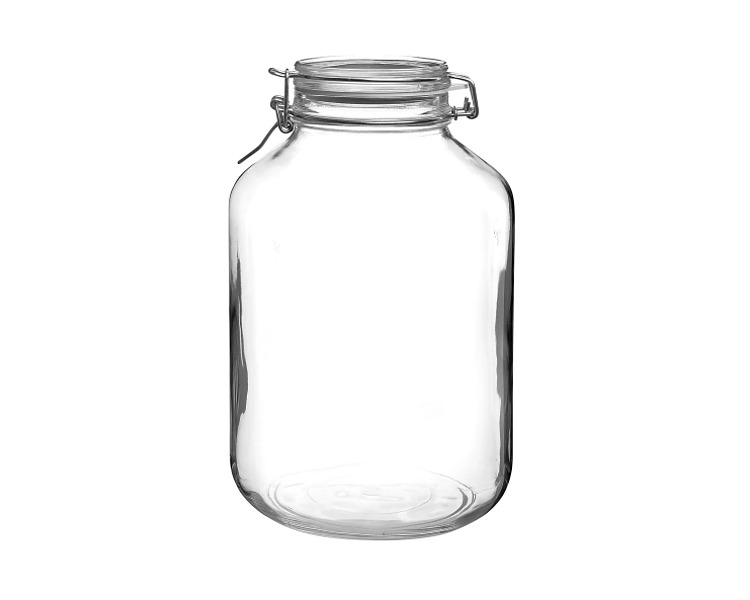 Jar Fido Clear Lid 5Ltr 6/Ctn