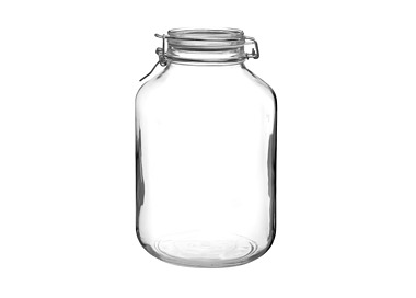 Jar Fido Clear Lid 5Ltr 6/Ctn