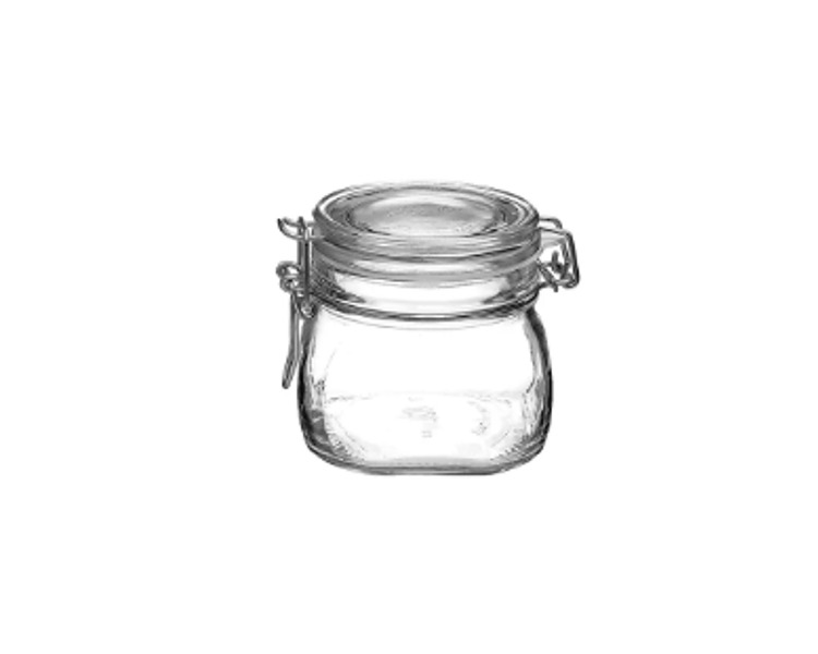 Jar Fido Clear Lid .5Ltr 12/Ctn