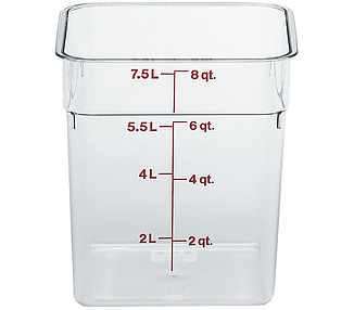 Camsquare Food Container Clear 7.6L