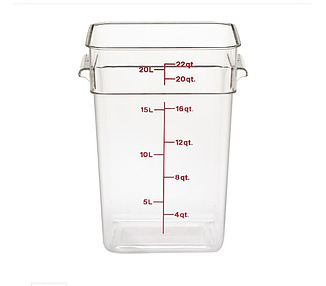 Camsquare Food Container Clear 20.8L