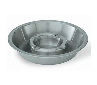 Ashtray S/S Double Well 160mm 10/60