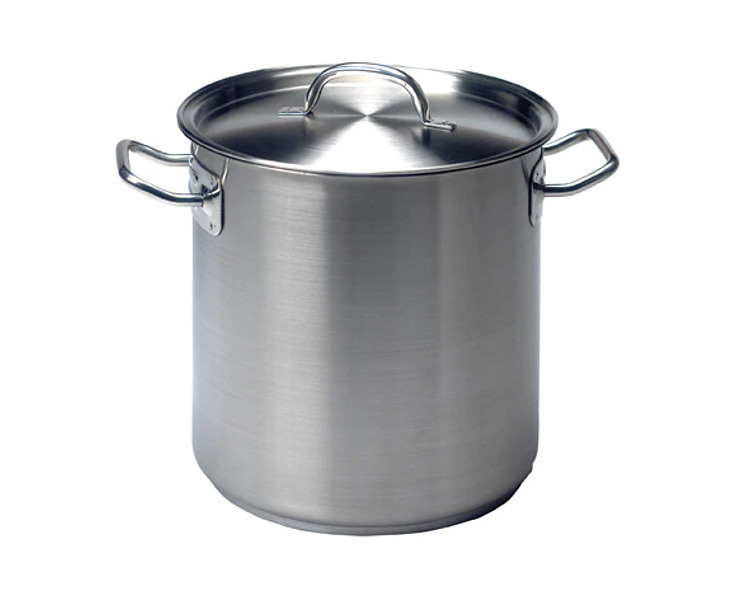 Stainless Steel Pujadas Stockpot With Cover 500 x 500mm 98L