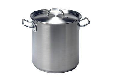 Stainless Steel Pujadas Stockpot With Cover 500 x 500mm 98L