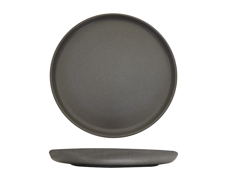 Eclipse Uno Dark Grey Round Plate 280mm 6/Ctn