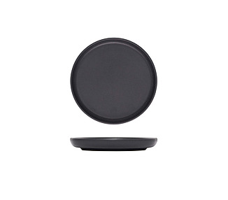 Eclipse Uno Black Round Plate 175mm 6/Ctn