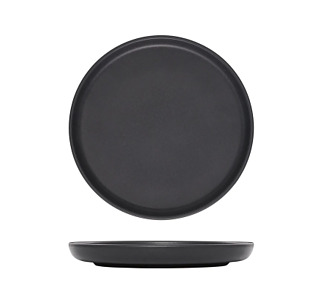 Eclipse Uno Black Round Plate 220mm 6/Ctn