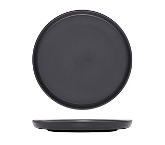 Eclipse Uno Black Round Plate 280mm 6/Ctn