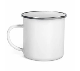 Olympia Enamel Mug 350ml 6/Ctn