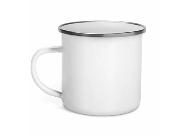 Olympia Enamel Mug 350ml 6/Ctn