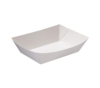 Tray Medium#3 Kraft/White 500/Ctn