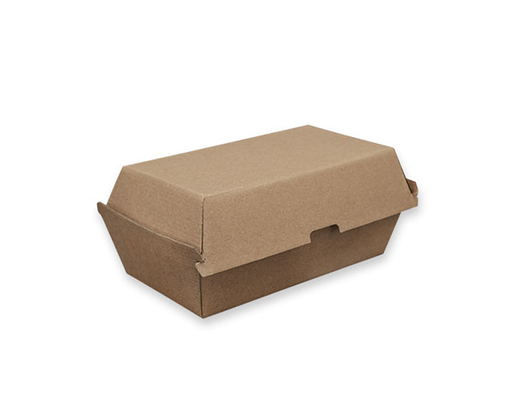 Snack Box Kraft Large 107 x 205 x 77mm 200/Ctn