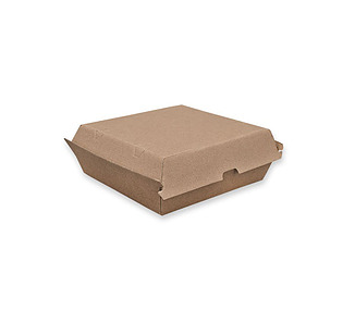 Dinner Box Kraft 160 x 178 x 80mm 150/Ctn