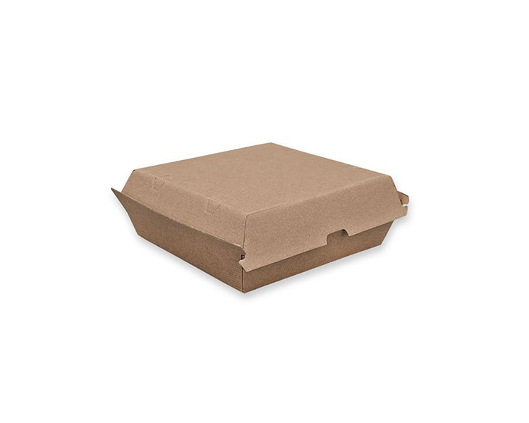 Dinner Box Kraft 160 x 178 x 80mm 150/Ctn