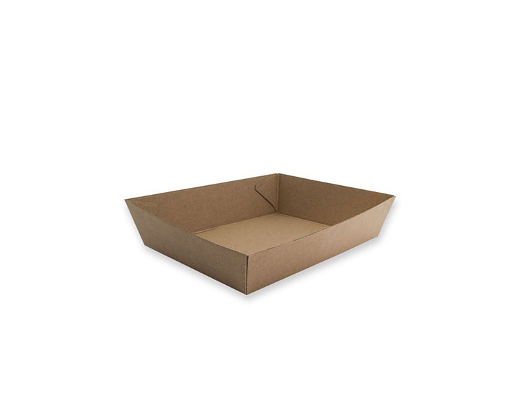 Tray Kraft # 3 180 x 134 x 45mm 250/Ctn