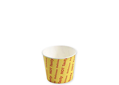 Chip Cup Tasty Hot Delicious Print Medium 250/Ctn