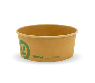 BioBowl Paper Medium Kraft 750ml  400/Ctn