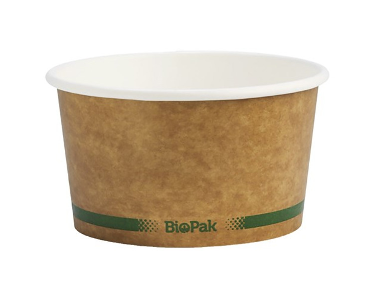 Biobowl Paper Kraft 12oz 430ml 500/Ctn