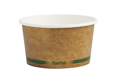 Biobowl Paper Kraft 12oz 430ml 500/Ctn