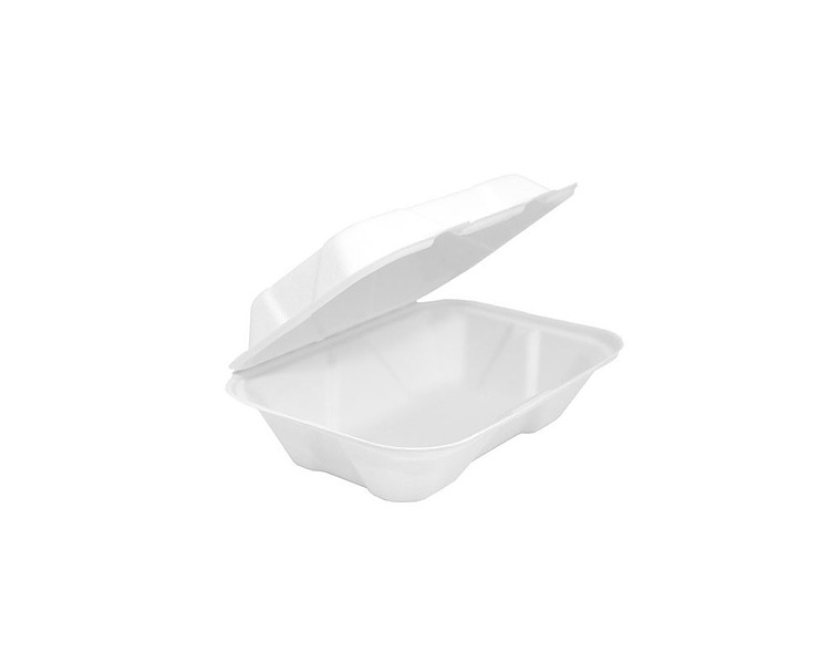 Clamshell White 9 x 6 x 3" 250/Ctn