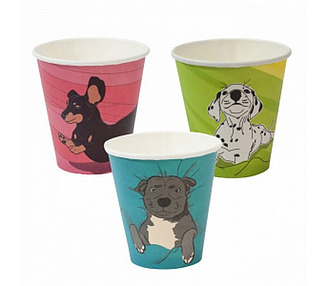 Coffee Cup 8oz Dog Series 1000/Ctn