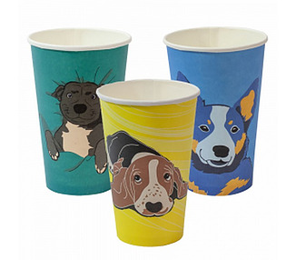 Coffee Cup 16oz Dog Series 1000/Ctn